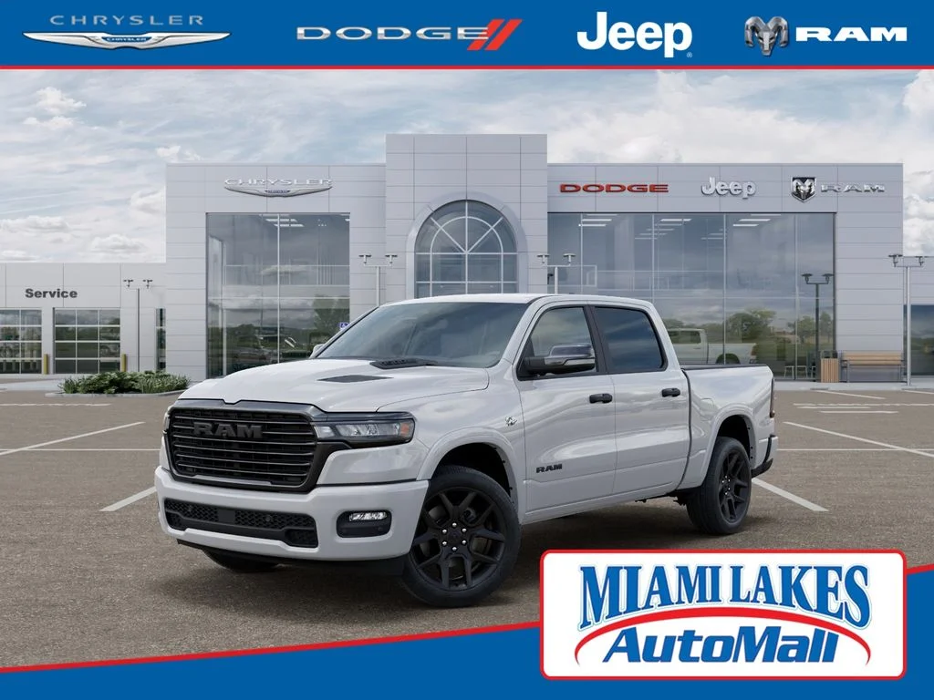 New 2026 Bright White Clear-Coat Exterior Paint RAM Laramie image 1