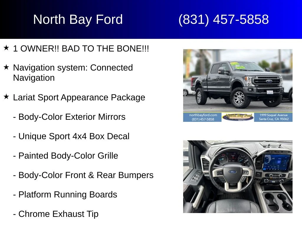 Used 2022 Gray Metallic Ford Lariat image 8