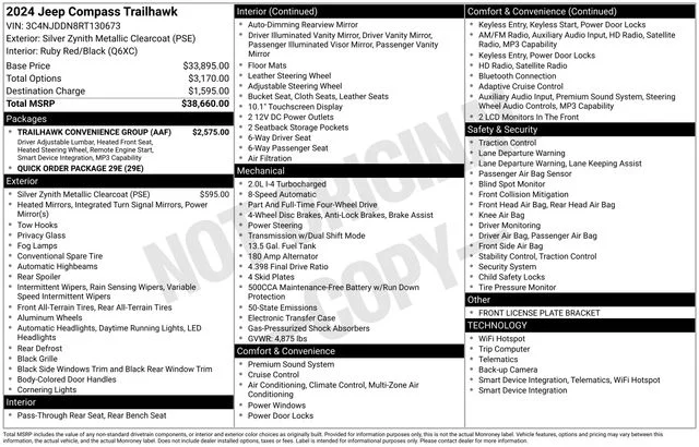Used 2024 Silver Jeep Trailhawk image 8