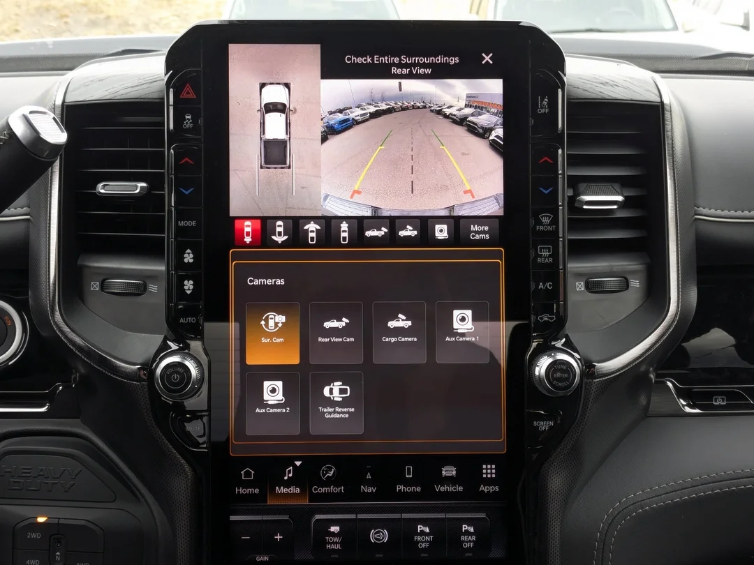 New 2026 Black RAM Limited - - 5th Wheel/Gooseneck Prep - 360 Cameras - Sunroof & More! image 22