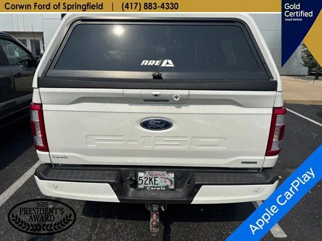 Used 2022 White Metallic Ford Lariat image 8