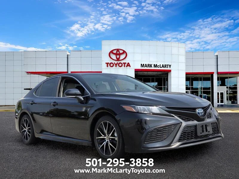 Used 2022 Midnight Black Metallic TOYOTA HYBRID SE CVT image 7