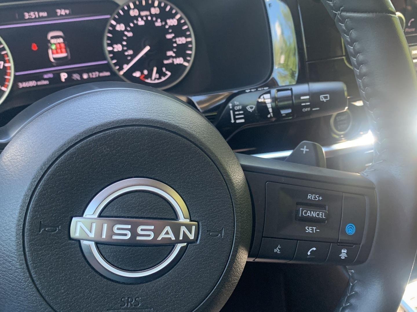 Used 2024 Super Black Nissan SV image 19