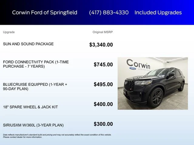 New 2026 Agate Black Metallic Ford ST image 5
