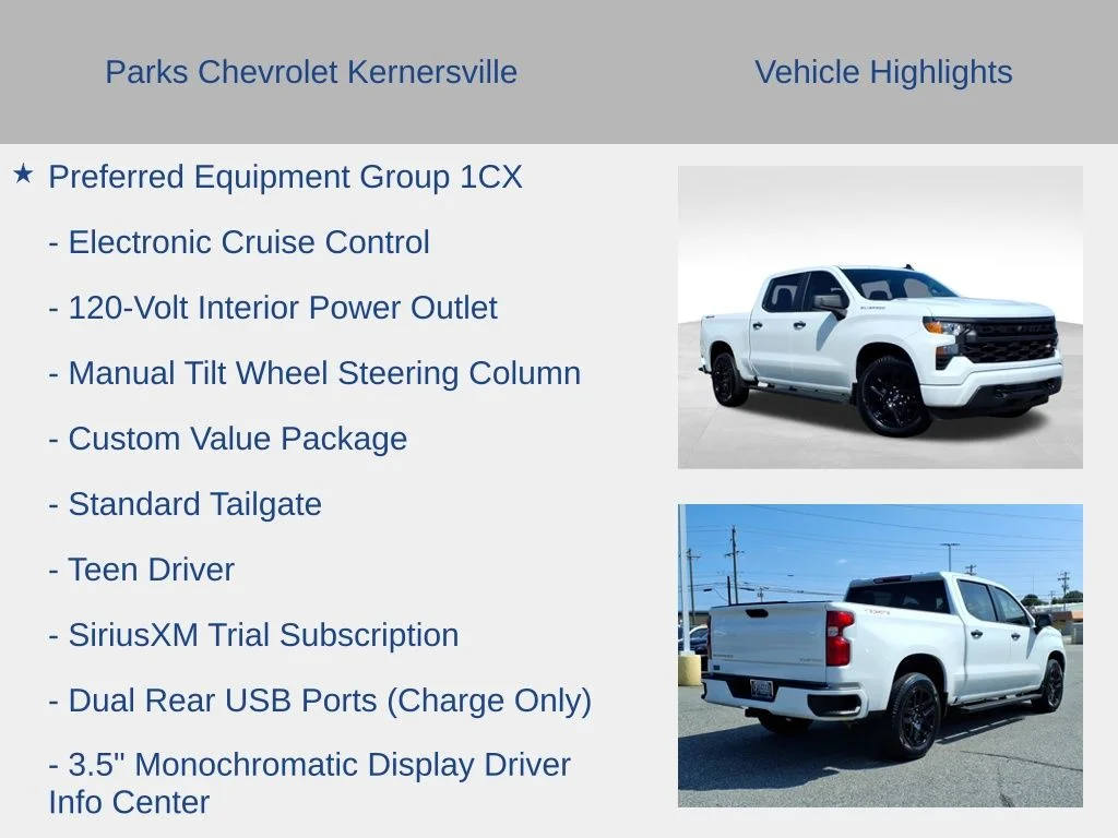 Used 2025 White Chevrolet Custom image 15