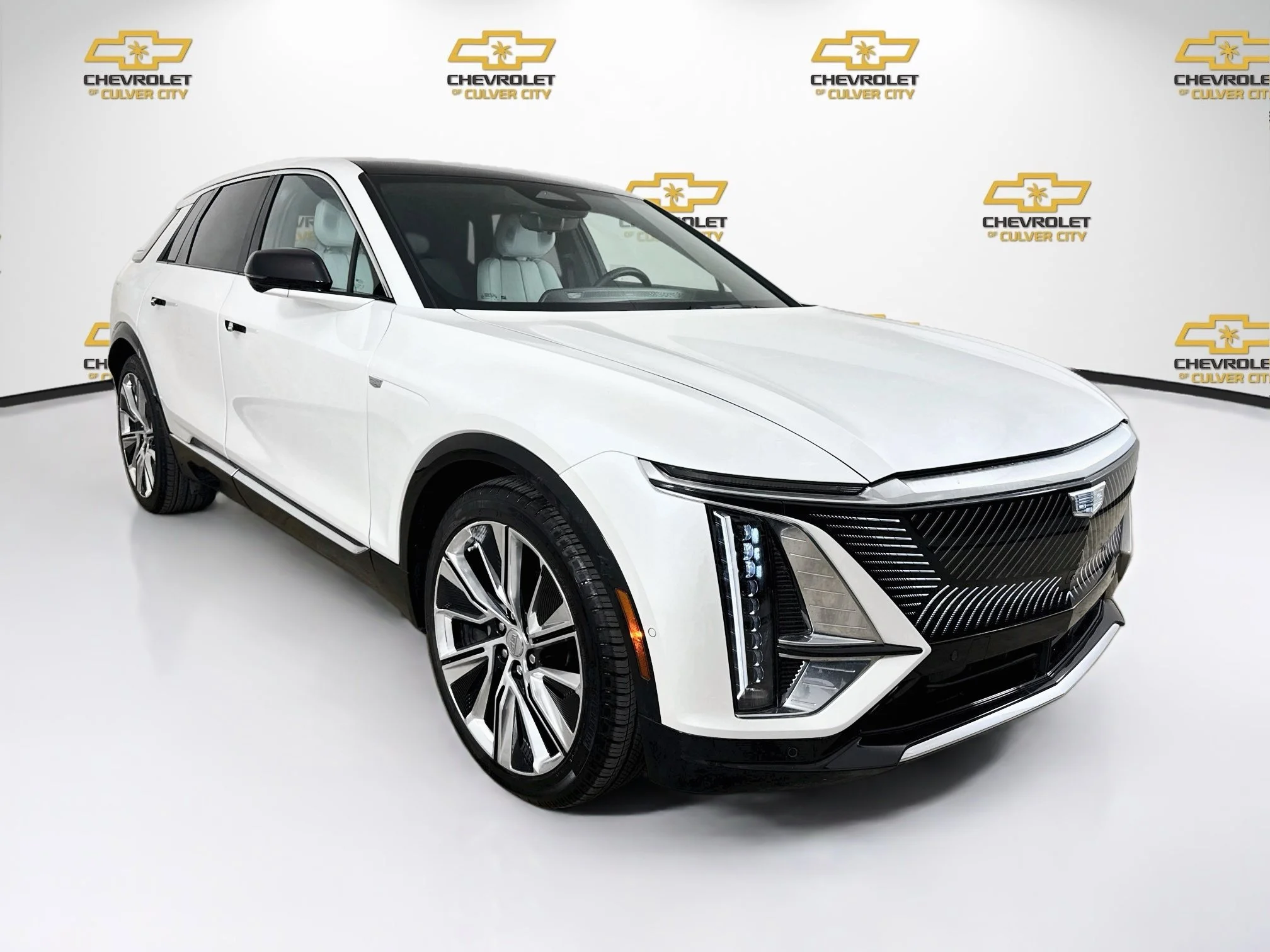 Used 2024 Crystal White Tricoat Cadillac Luxury 3 image 1
