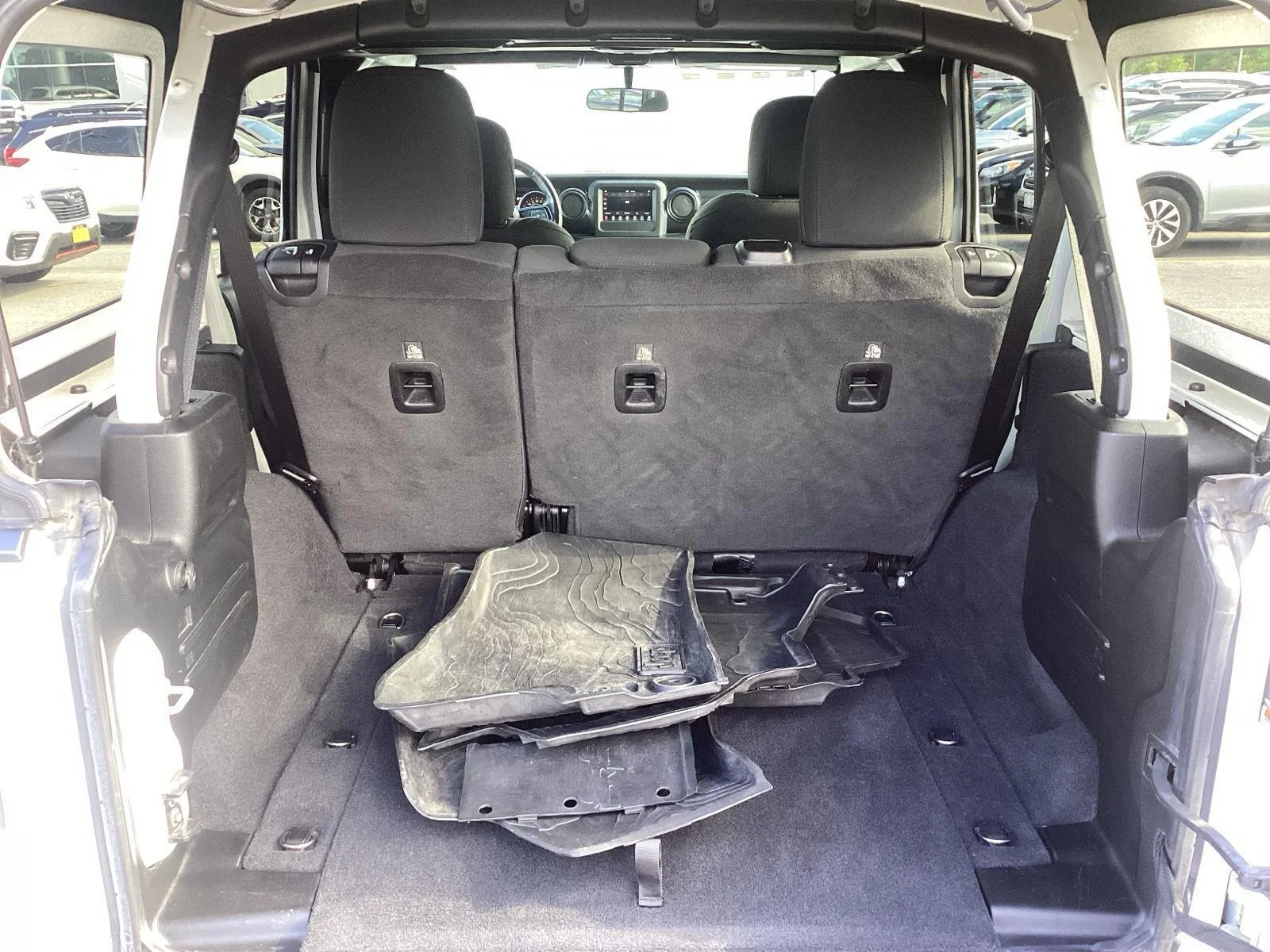 Used 2021 Bright White Clearcoat Jeep Unlimited Sport Altitude image 7