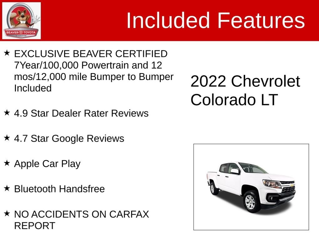 Certified Used 2022 White Chevrolet LT image 4