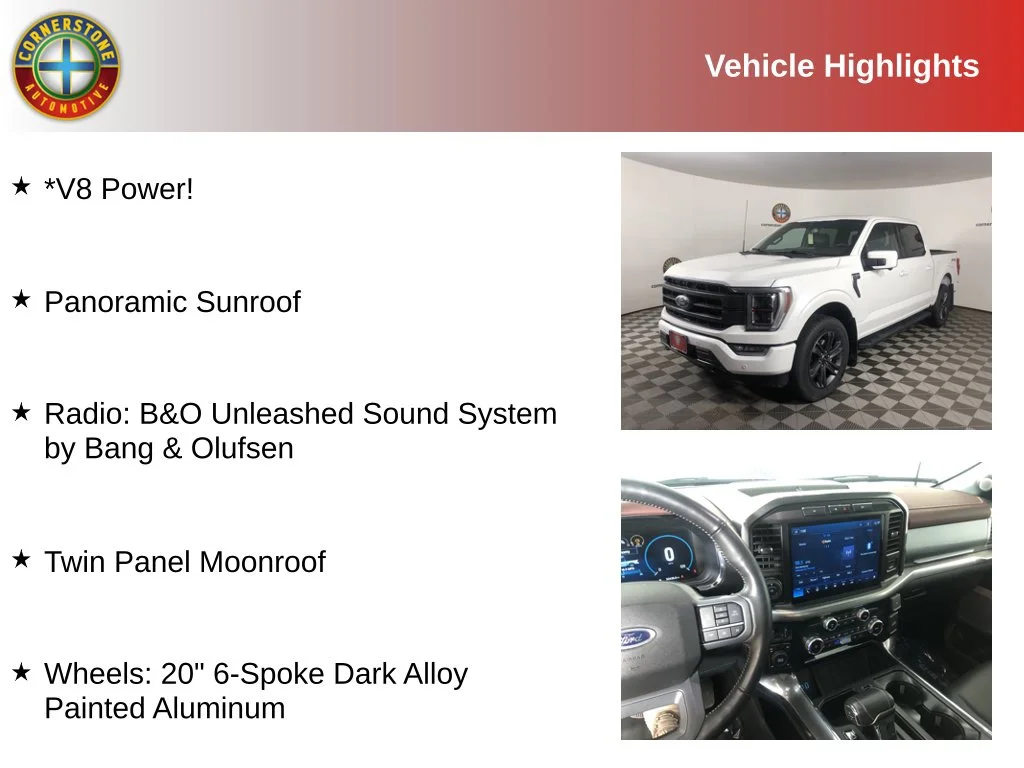 Used 2023 White Ford Lariat image 2