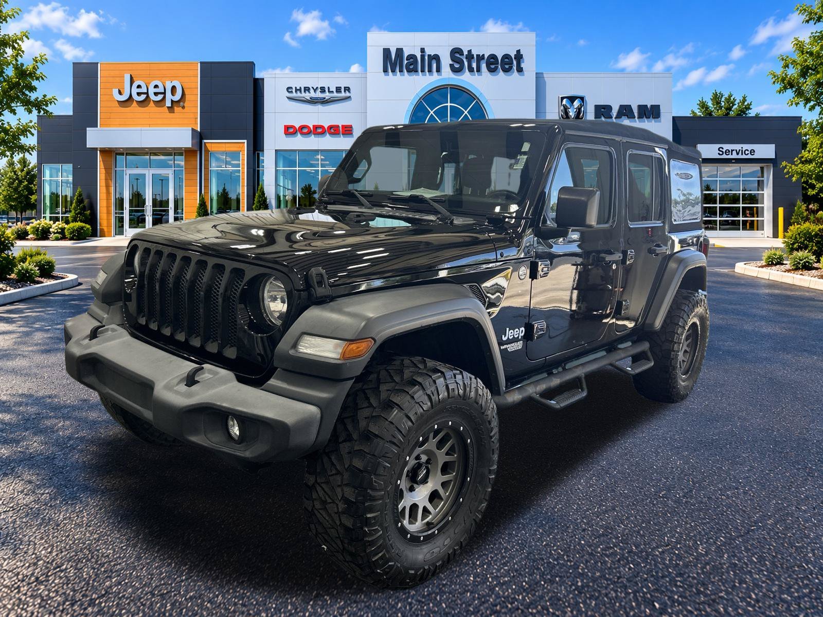 Used 2018 Black Jeep Unlimited Sport S image 3