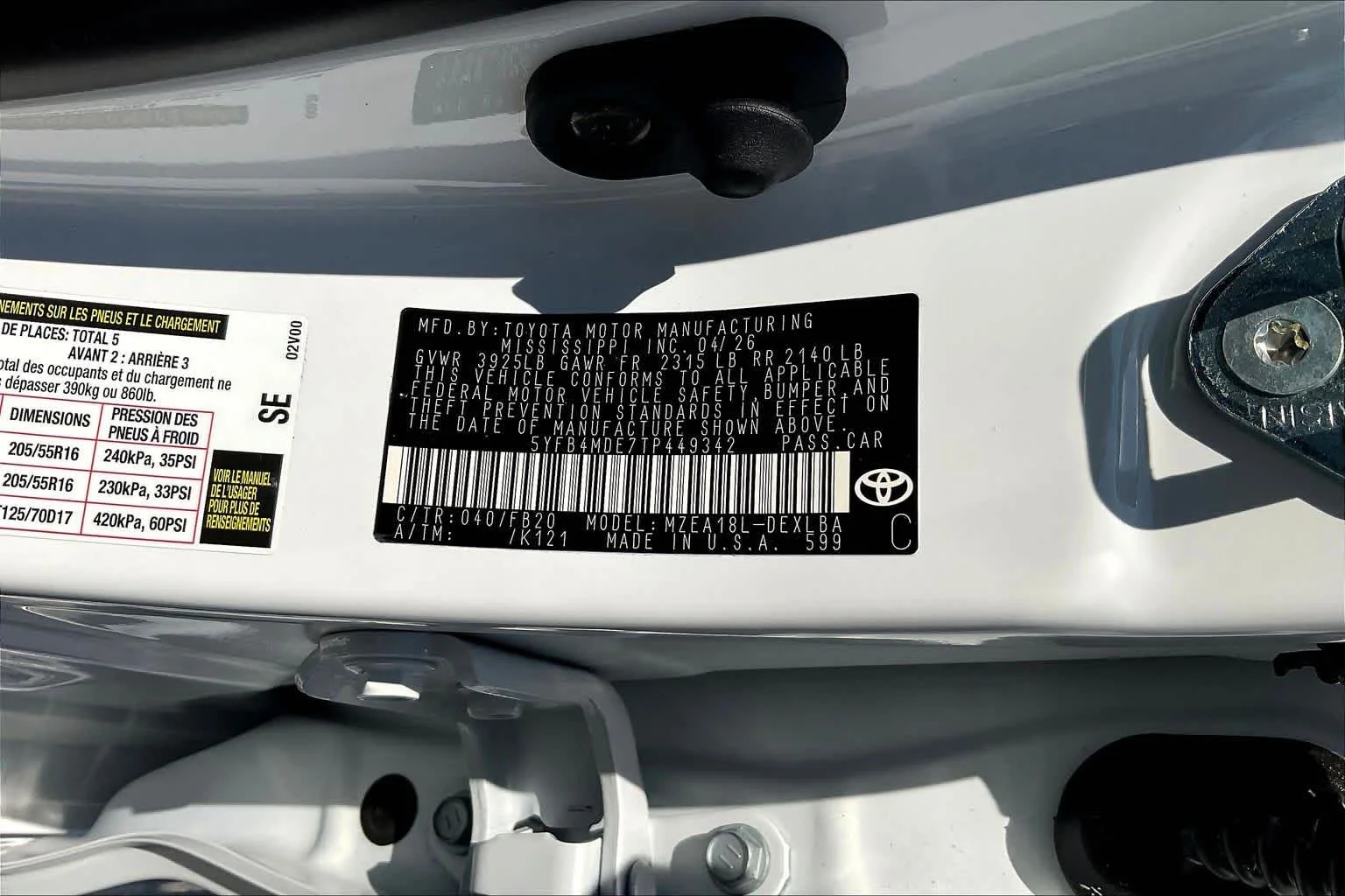 Used 2026 Ice Cap Toyota LE image 34