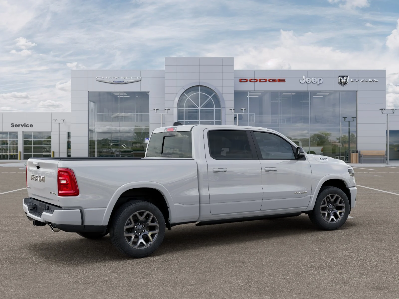 New 2026 Bright White Clear-Coat Exterior Paint RAM Laramie image 31