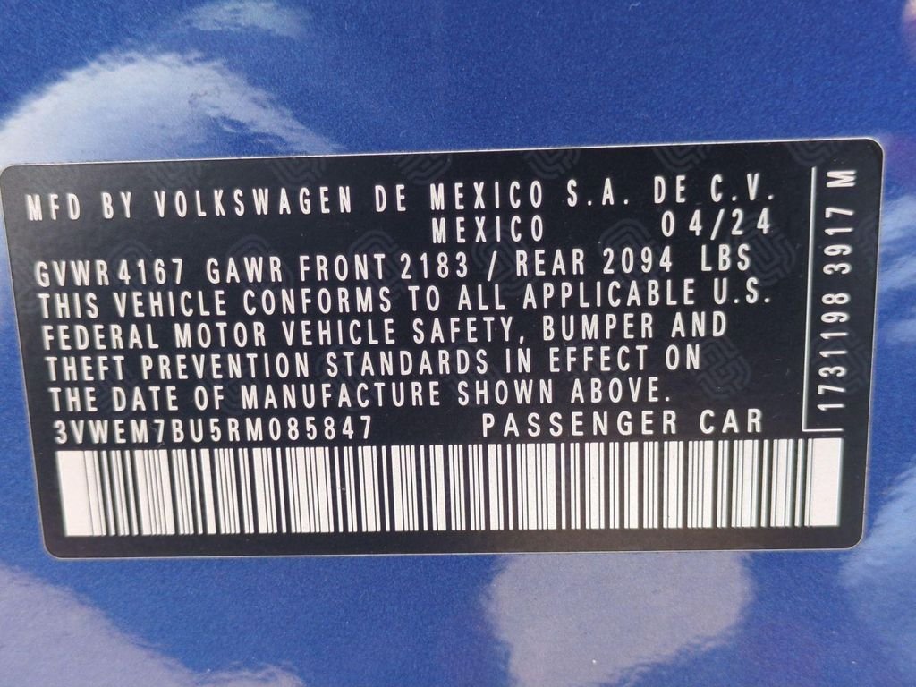Used 2024 Blue Volkswagen 1.5T SE image 32