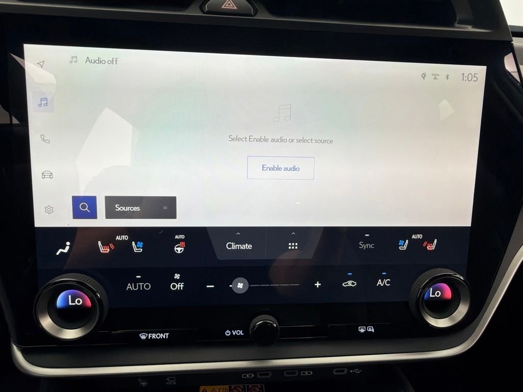 New 2026 Cloudburst Gray and Black Onyx Lexus  550e F SPORT AWD image 15