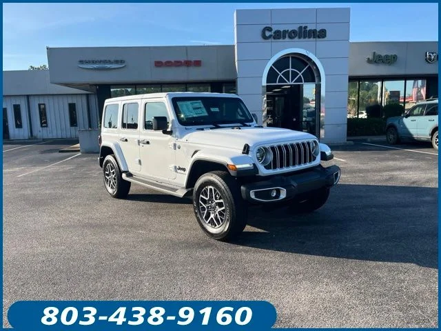 New 2026 Bright White Clear-Coat Exterior Paint Jeep Sahara image 1