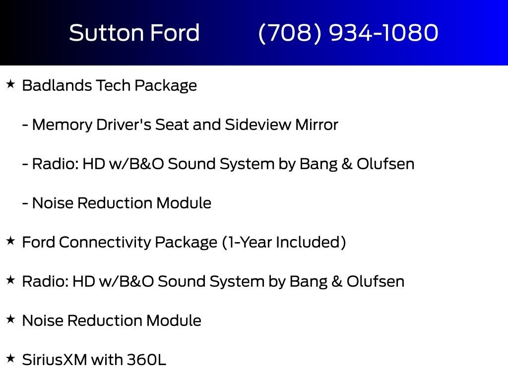 New 2026 Shadow Black Ford Badlands® image 6