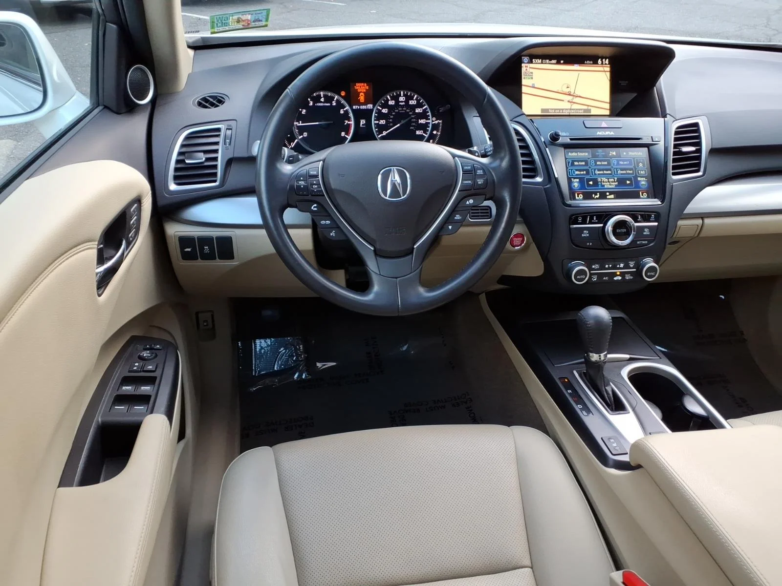 Used 2017 White Diamond Pearl Acura AWD with Technology Package image 8