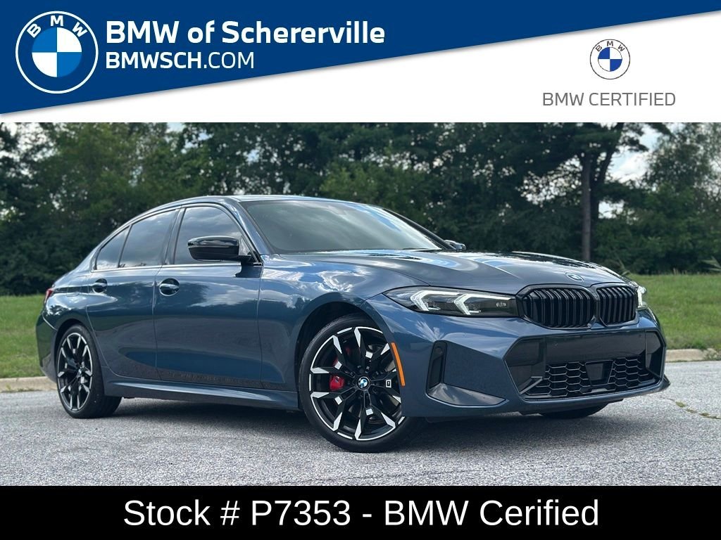 Certified Used 2025 Arctic Race Blue metallic BMW 330i xDrive image 1