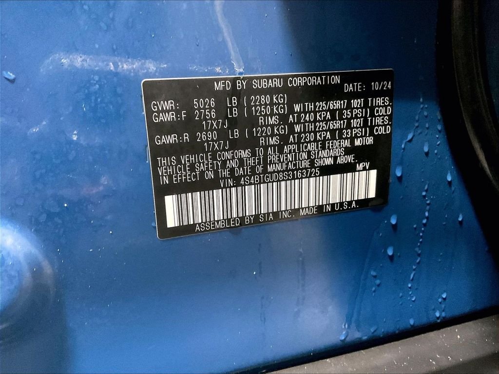 Used 2025 Blue Subaru Wilderness image 35