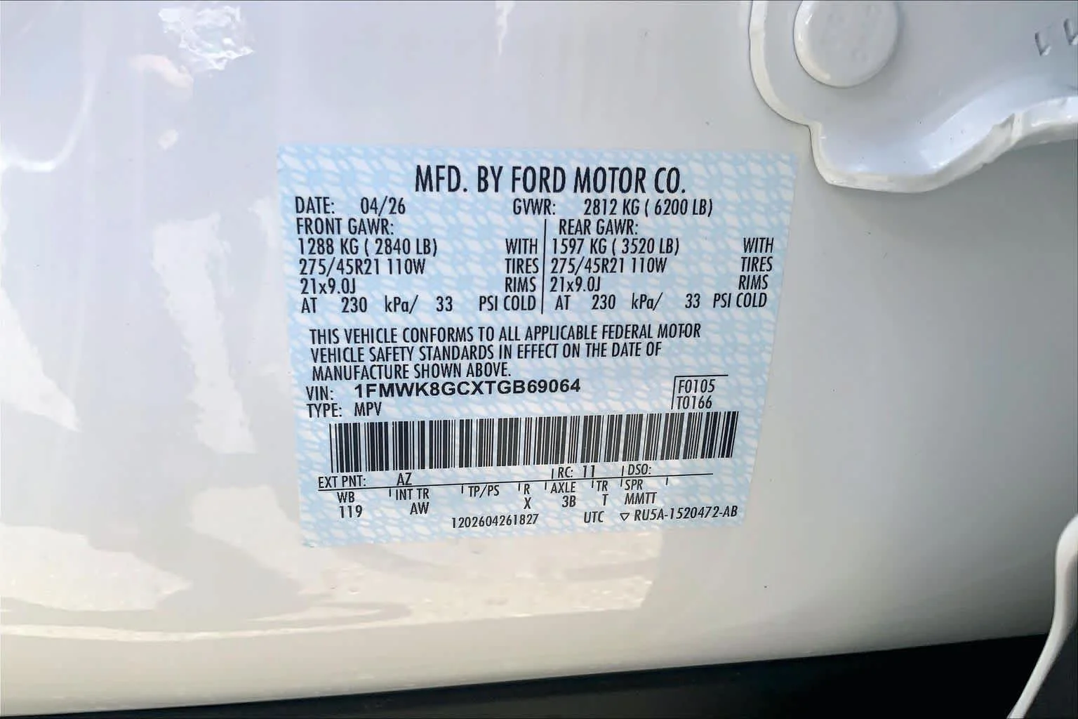 New 2026 Star White Metallic Tri-Coat Ford ST image 12
