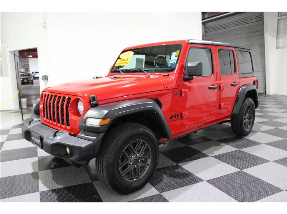 Used 2024 Firecracker Red Clearcoat Jeep Sport S image 7