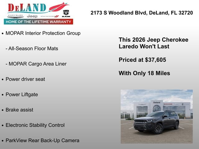 New 2026 Sting-Gray Clear-Coat Exterior Paint Jeep Laredo image 6