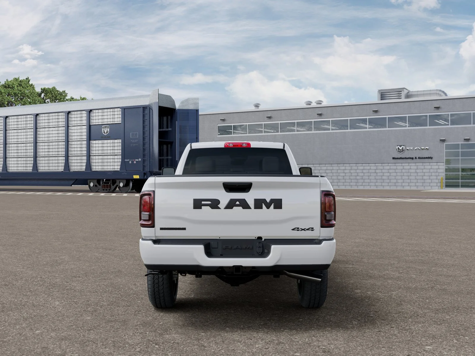 New 2026 Bright White Clear-Coat Exterior Paint RAM Big Horn image 35