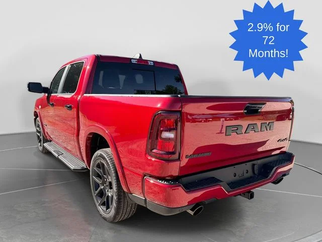 New 2026 Molten Red Pearl-Coat Exterior Paint RAM Laramie image 9