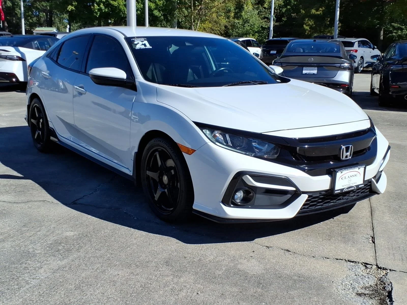Used 2021 Platinum White Pearl Honda Sport image 5
