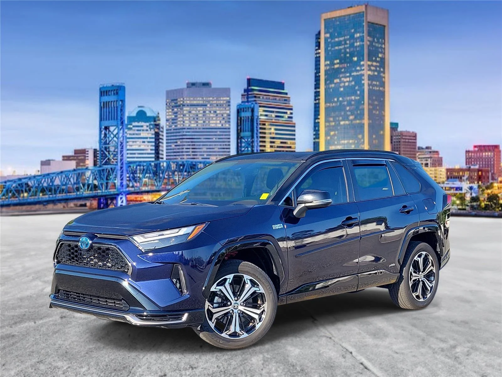 Used 2024 Blueprint/Midnight Black Metallic Toyota XSE image 1