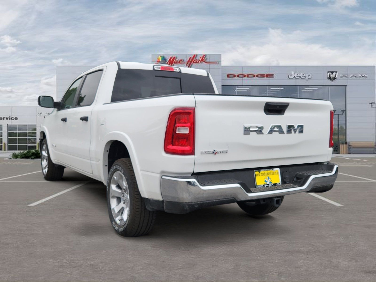 New 2026 Bright White Clear-Coat Exterior Paint RAM Big Horn/Lone Star image 3