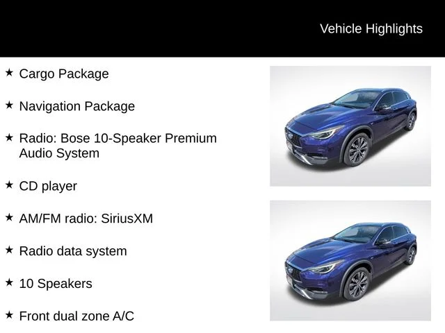 Used 2017 Blue INFINITI Premium image 8