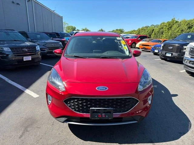 Used 2022 Red Metallic Ford SEL image 2
