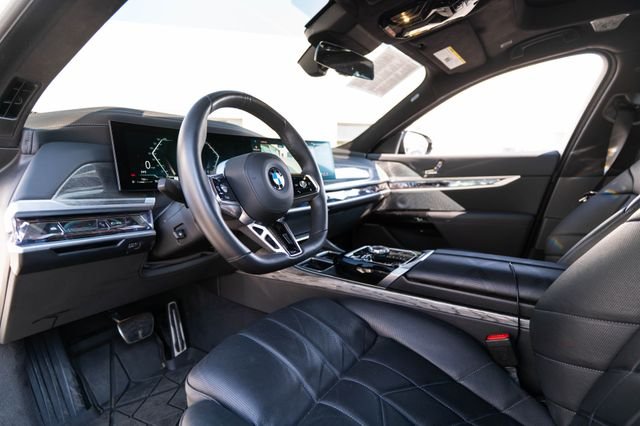 Certified Used 2025 Mineral White Metallic BMW 760i xDrive image 4
