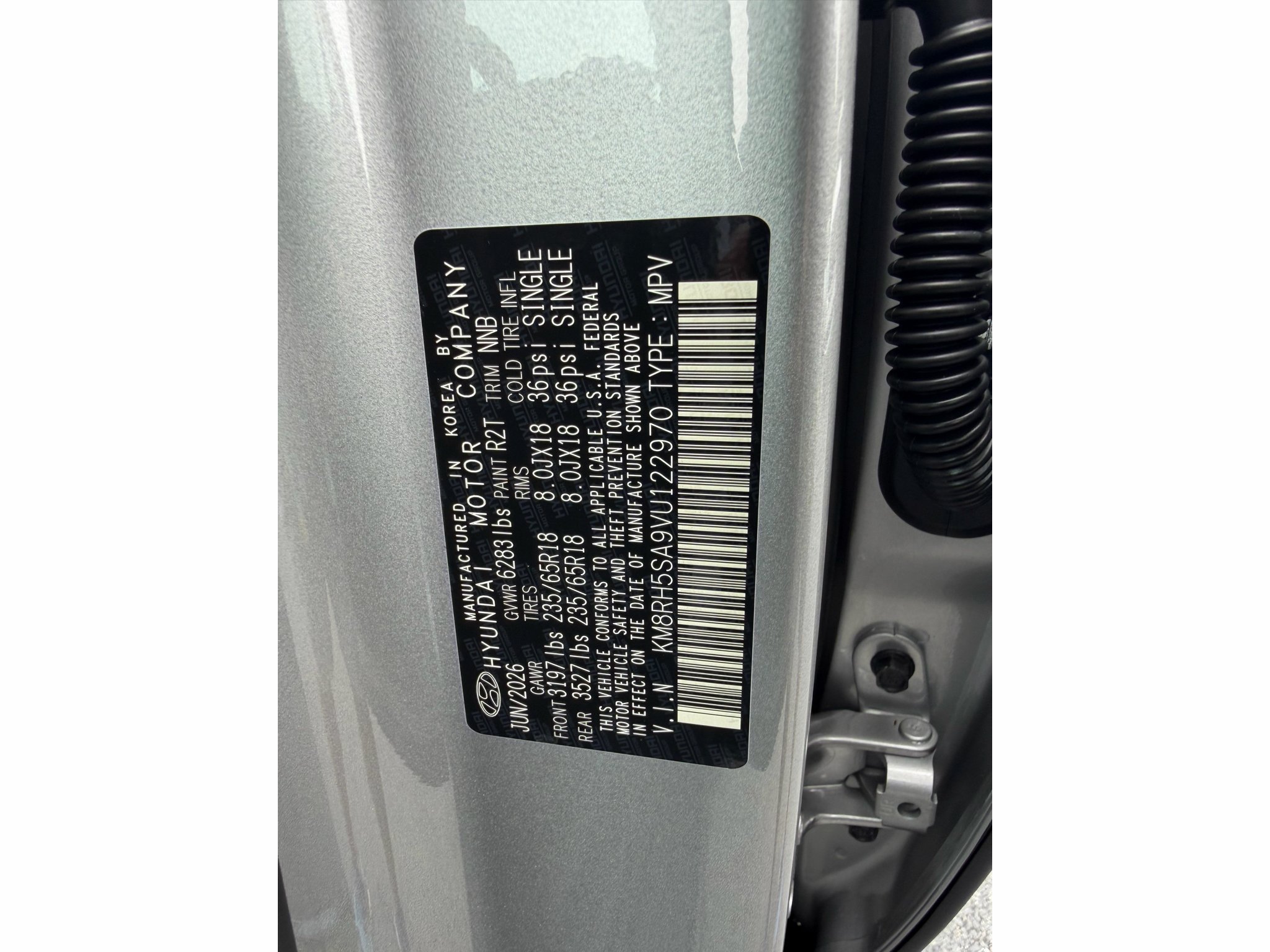 New 2027 Shimmering Silver Hyundai Blue SEL Premium 7P image 68