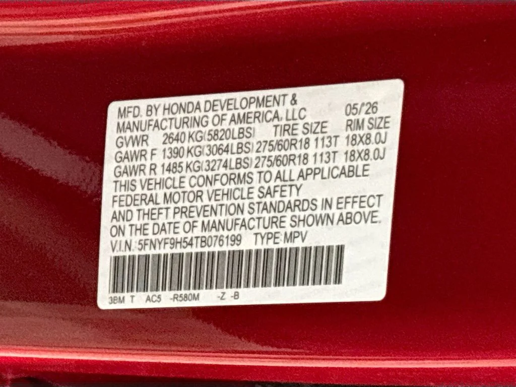 New 2026 Radiant Red Metallic II Honda TrailSport image 26
