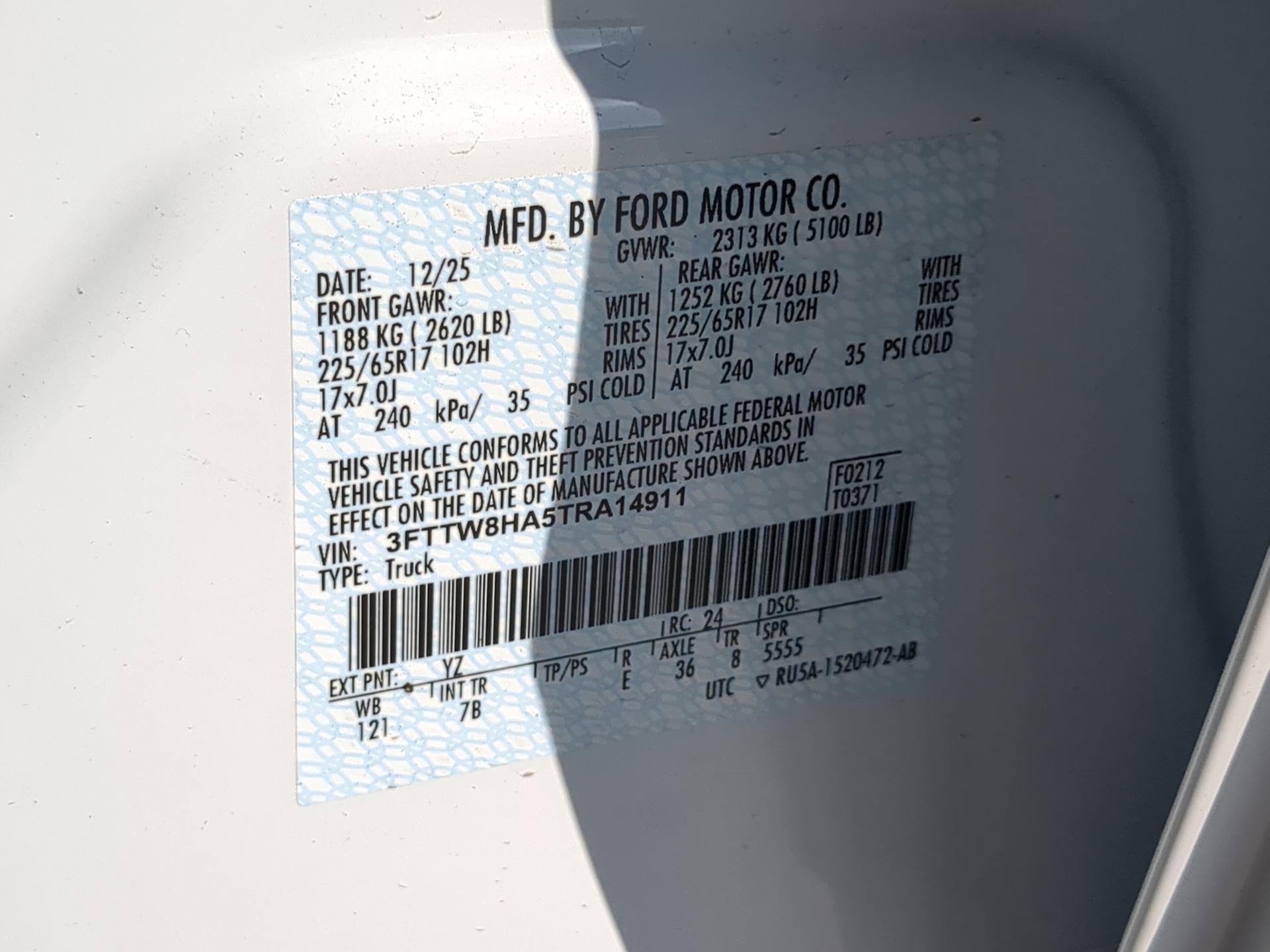 New 2026 Oxford White Ford XLT image 60