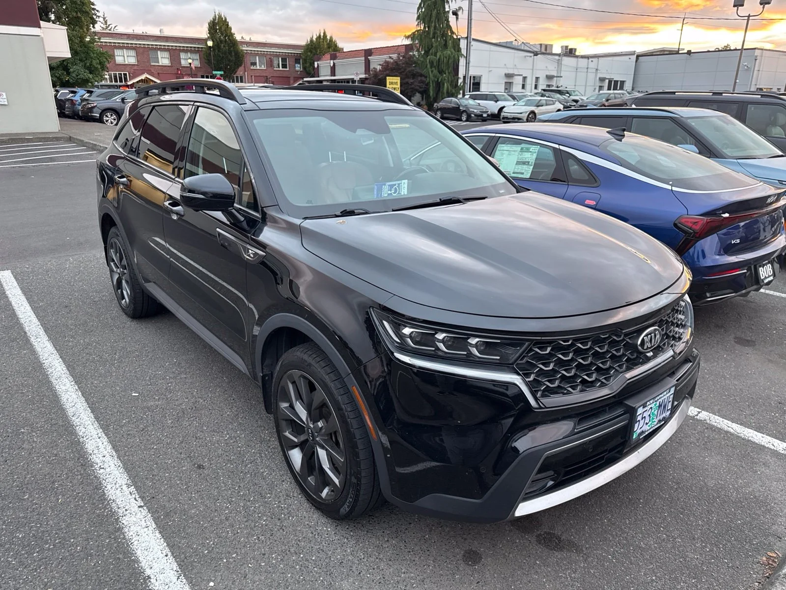 Used 2021 Black Kia SX Prestige X-Line image 2