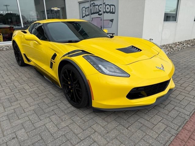 Used 2018 Yellow Chevrolet Grand Sport 1LT image 1