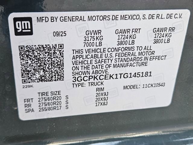 New 2026 Cypress Gray Chevrolet Custom Trail Boss image 16