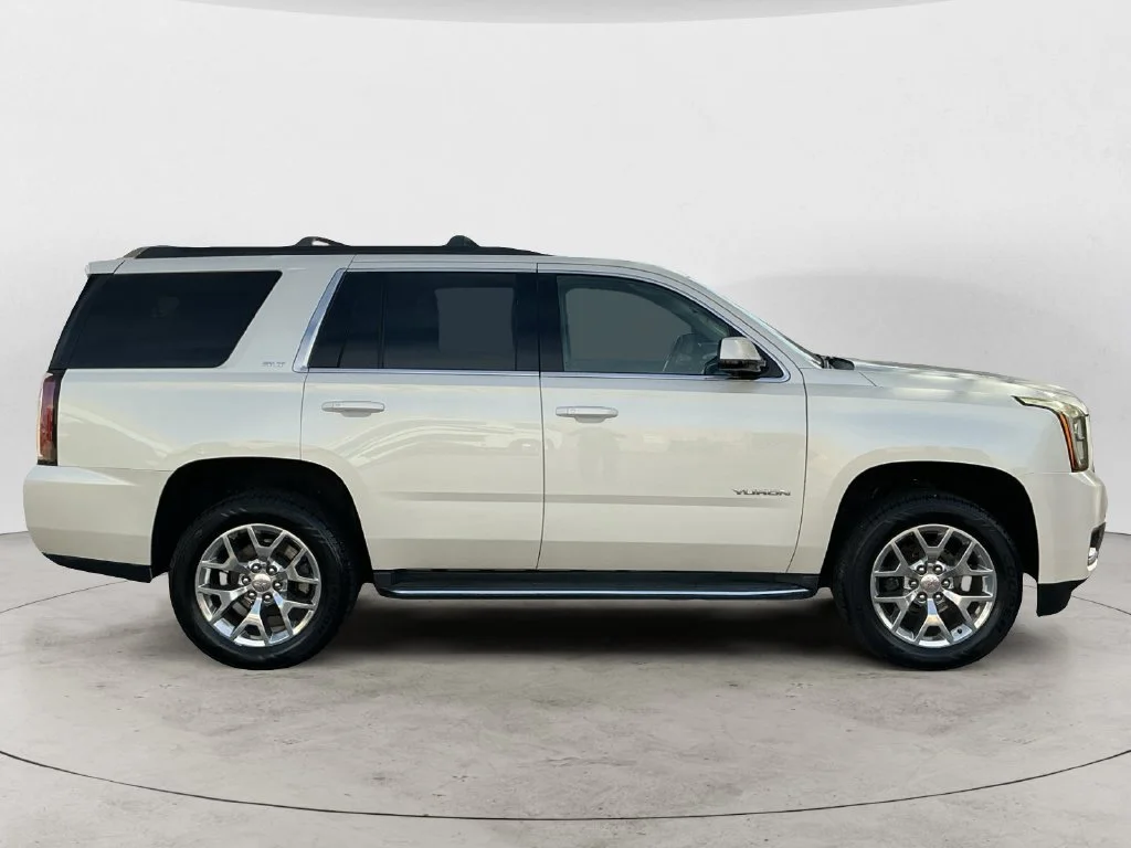 Used 2015 WHITE DIAMOND TRICOAT GMC SLT image 7