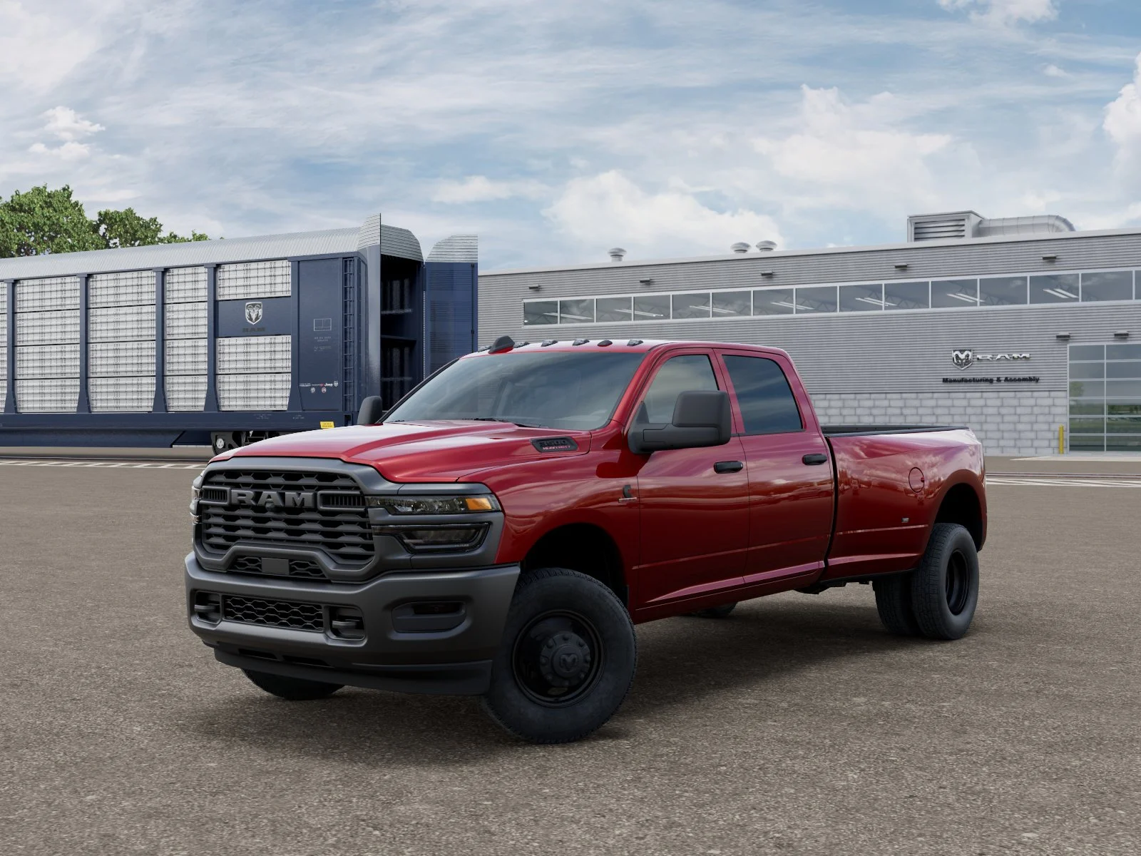 New 2026 Molten Red Pearl-Coat Exterior Paint RAM Tradesman image 27