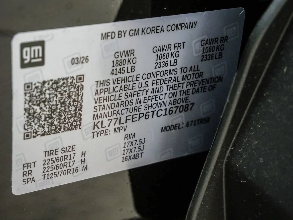 New 2026 Mosaic Black Metallic Chevrolet LS image 29