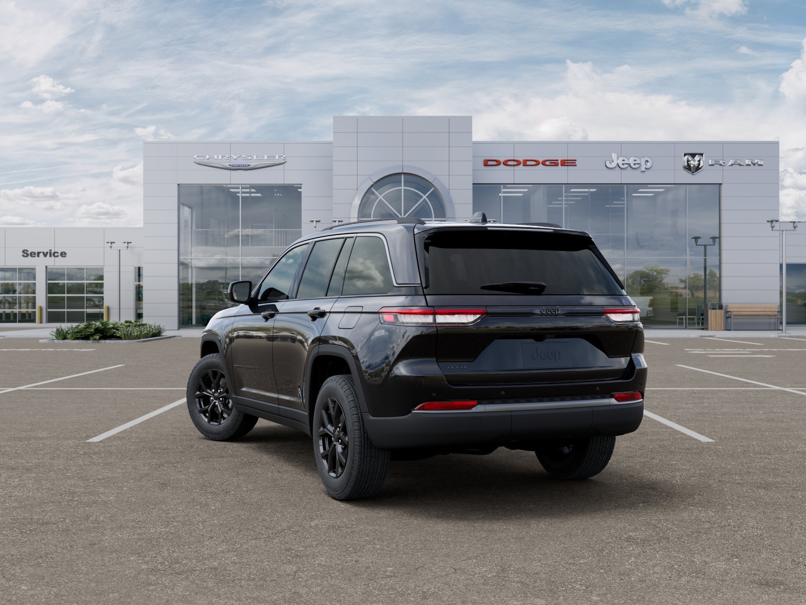 New 2026 Diamond Black Crystal Pearl-Coat Exterior Paint Jeep Altitude image 29