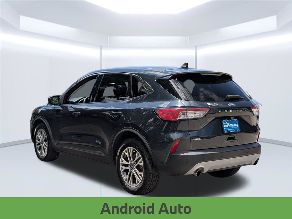 Used 2022 Blue Metallic Ford SEL image 3