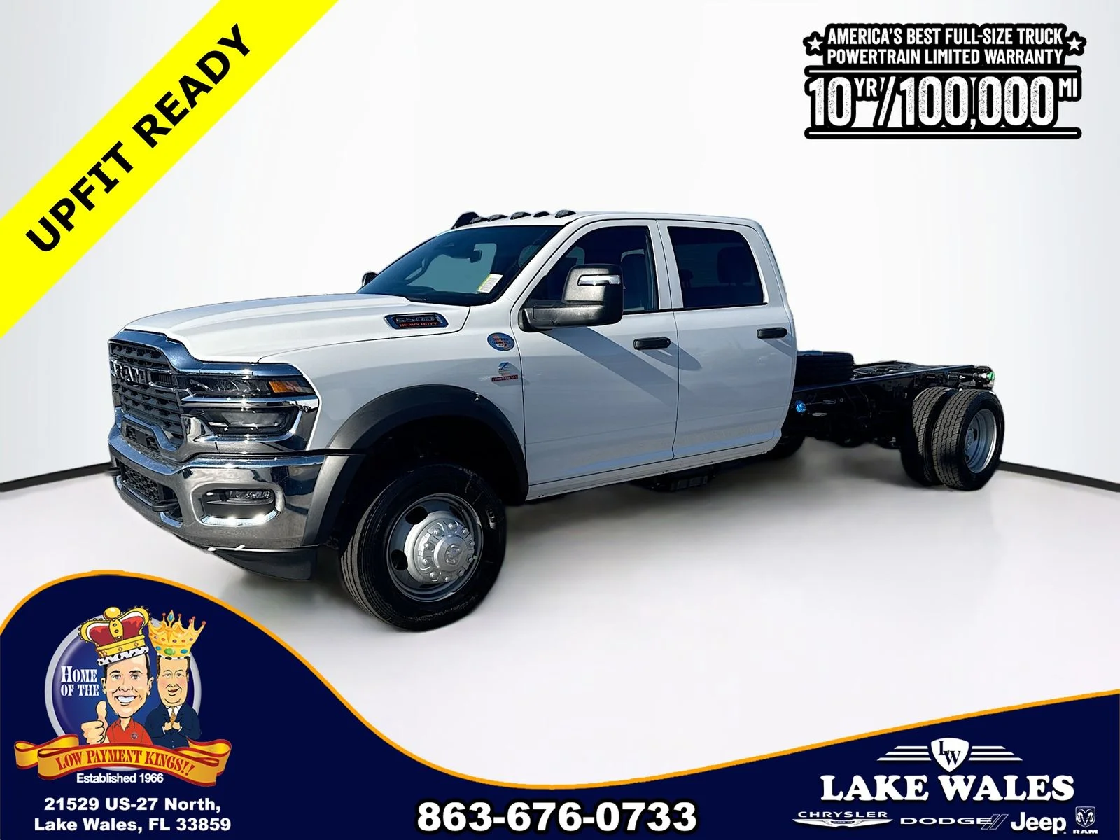 New 2026 Bright White Clear-Coat Exterior Paint RAM TRADESMAN image 2