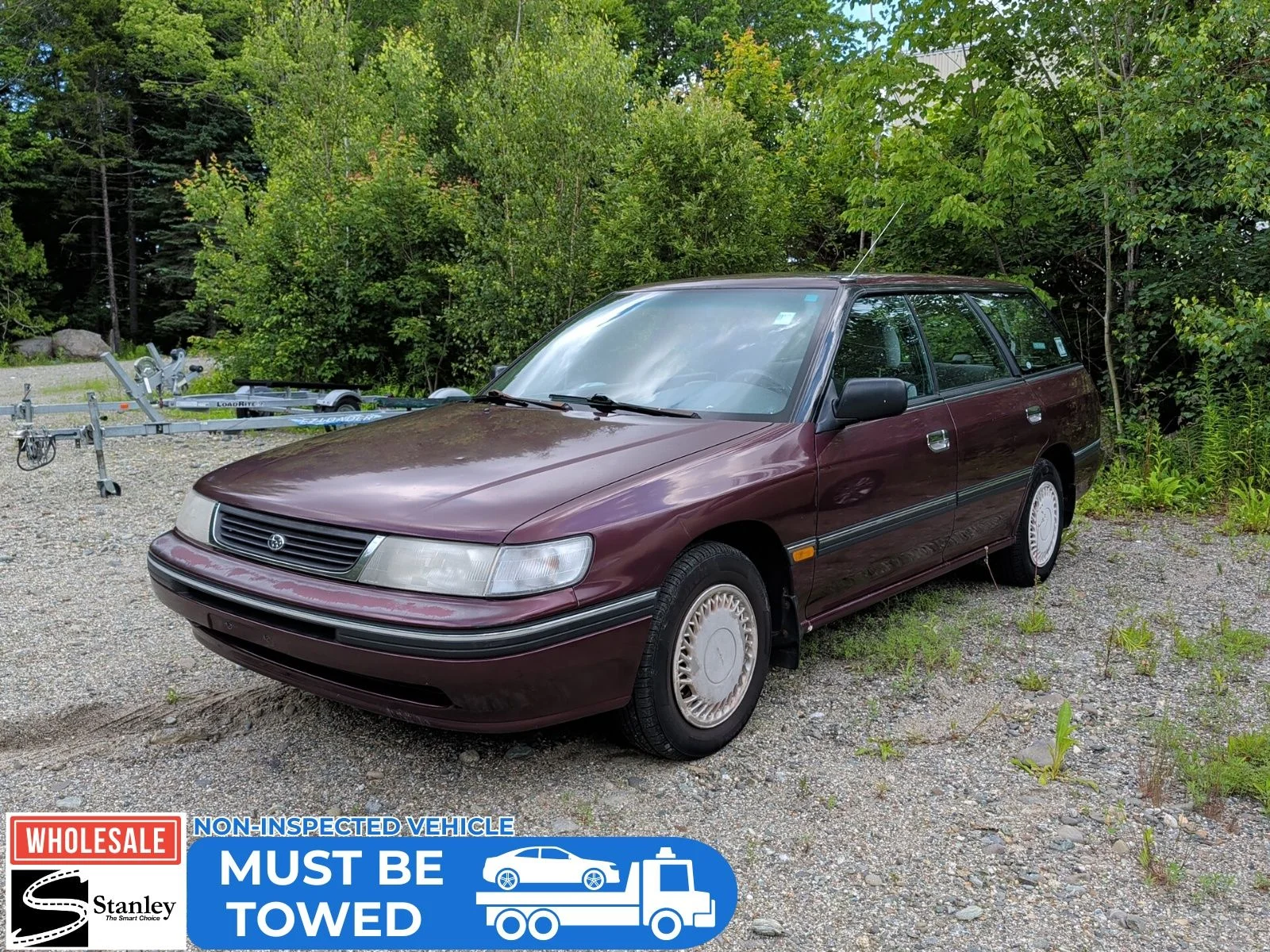 Used 1993 Red Subaru L image 1