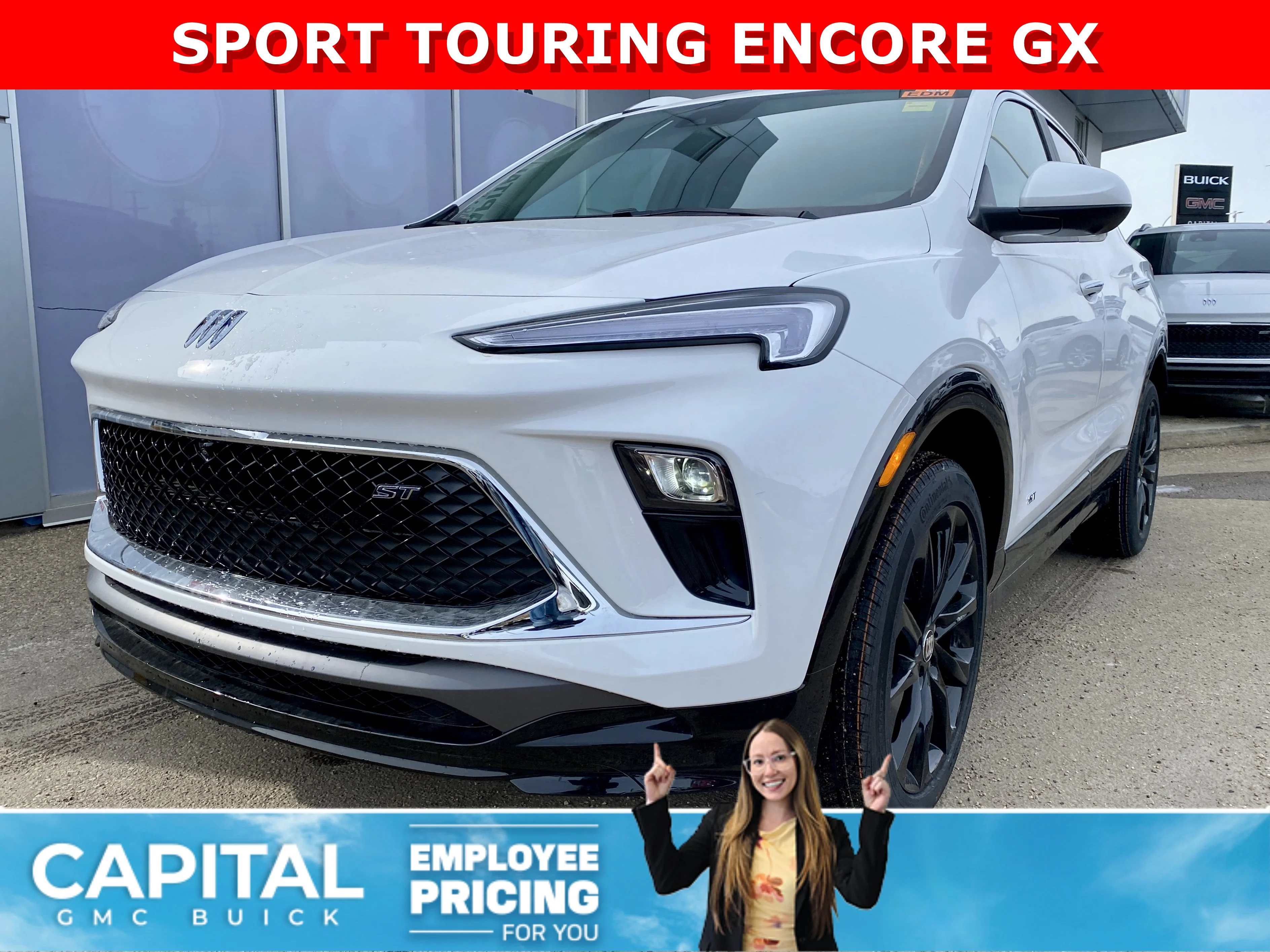 New 2026 Summit White Buick Sport Touring image 1