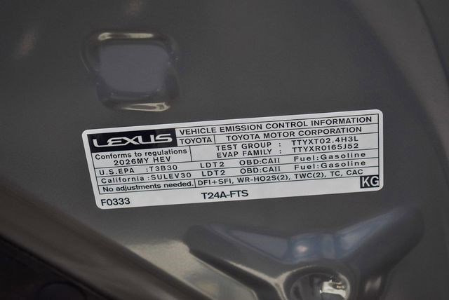 2026 Lexus RX 500h F-Sport - Photo 27