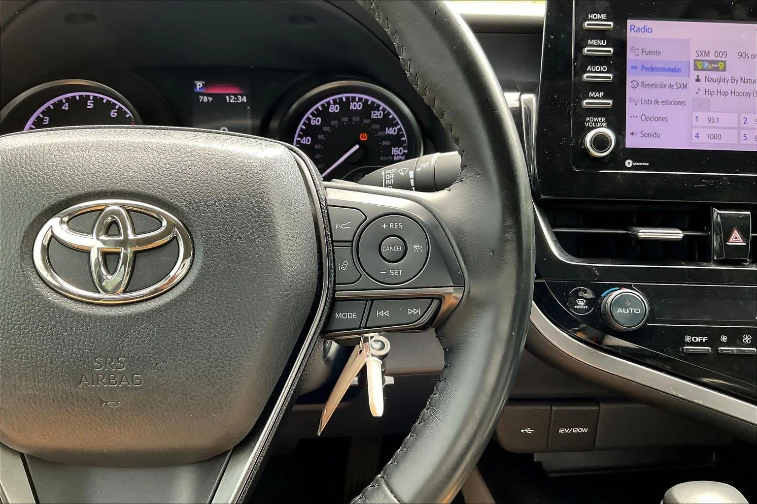 Used 2023 Midnight Black Metallic Toyota SE image 24